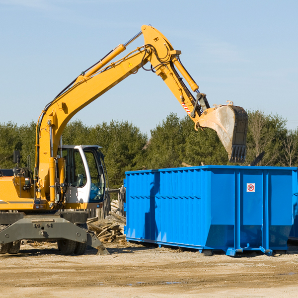 can i request a rental extension for a residential dumpster in Wykoff MN